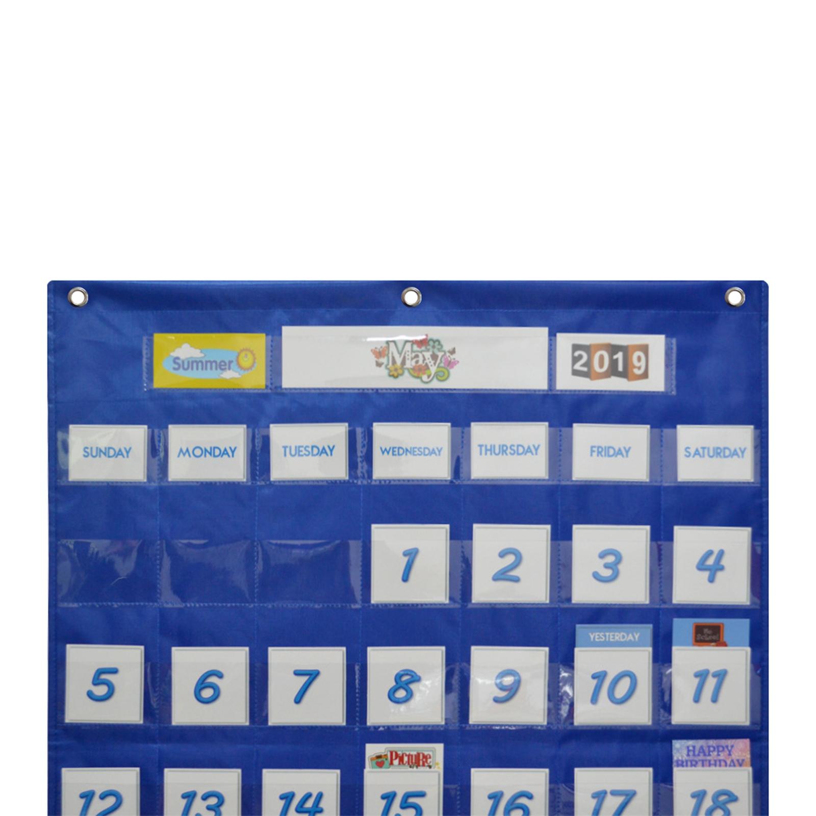 Kids Education Charts - 1 Set Learning Calendar Chart Hanging