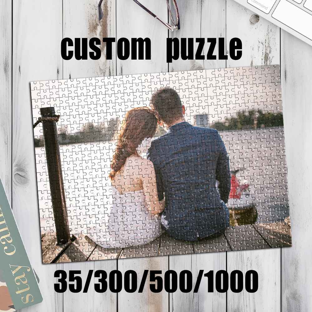 Kids Education Gift - Personalized Custom Photo Puzzle Customize Waterfront