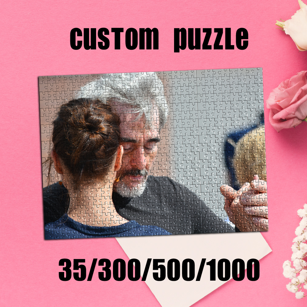 Kids Education Yes - 35/300/500/1000pcs Personalized Custom Photo Puzzle photo