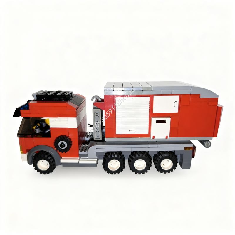 Kids Education System - 309pcs MOC City Fire Firetruck Hook