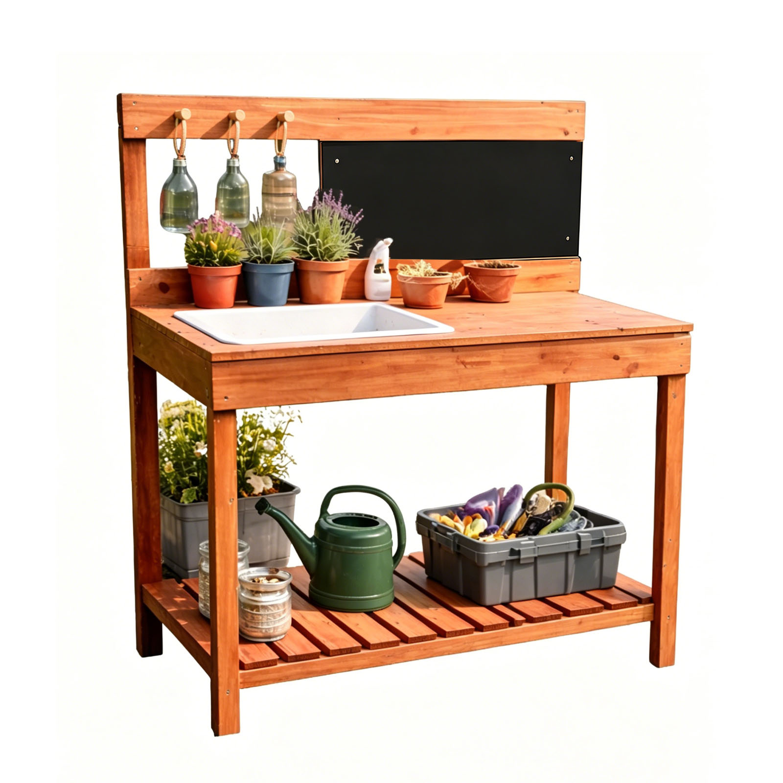 Kids Education Table - Wooden Potting Benches For Children Outdoor