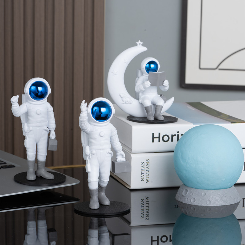 Kids Education Table - Astronaut Figures Figurines Table Decor Statue