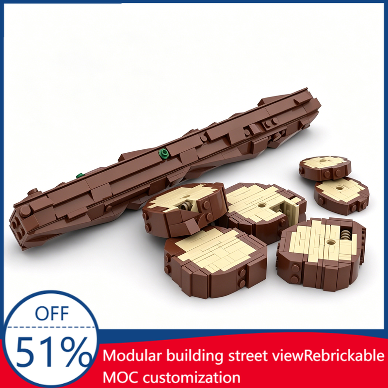 Kids Education Login - 333PCS MOC Large Variety Logs Forest