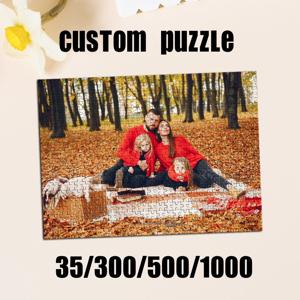 Kids Education Yes - 35/300/500/1000pcs Personalized Custom Photo Puzzle family