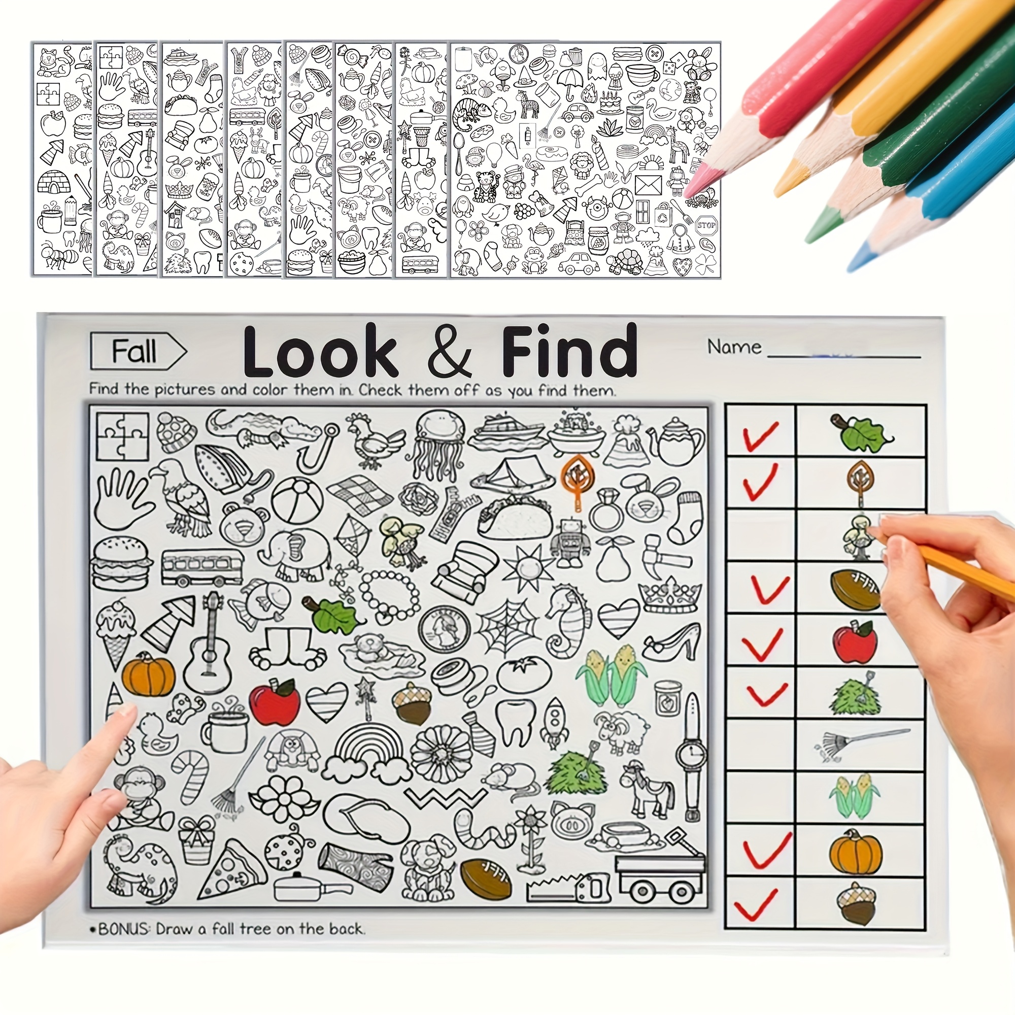 Game Educational For Kids Free - Children's Search Activity Book Kid Hidden