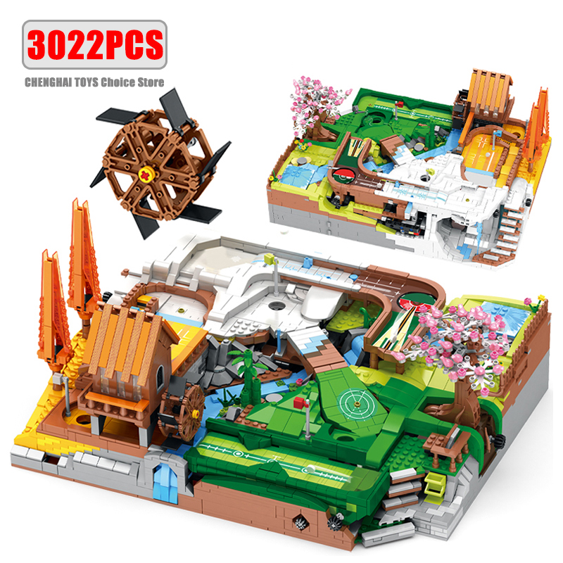 Kids Education Courses - 3022PCS MOC Golf Resort Course Modular