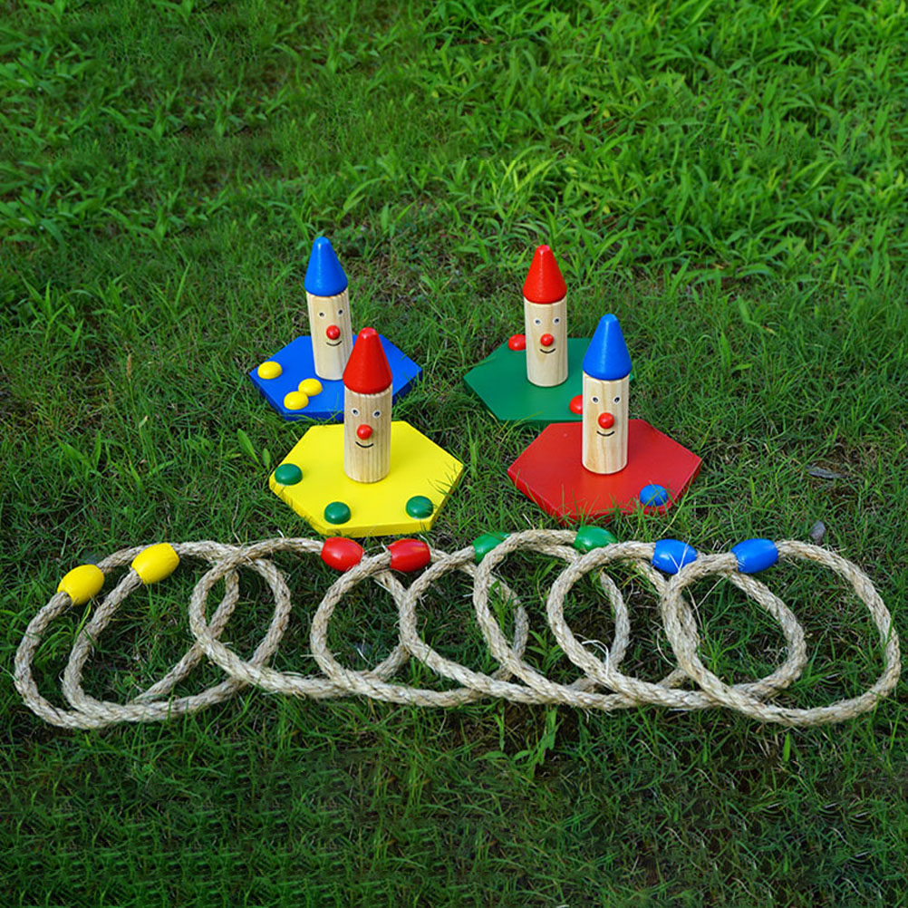 1Set Ring Toss Game Wooden Thr - Game Educational For Kids Free 리뷰 및 가격