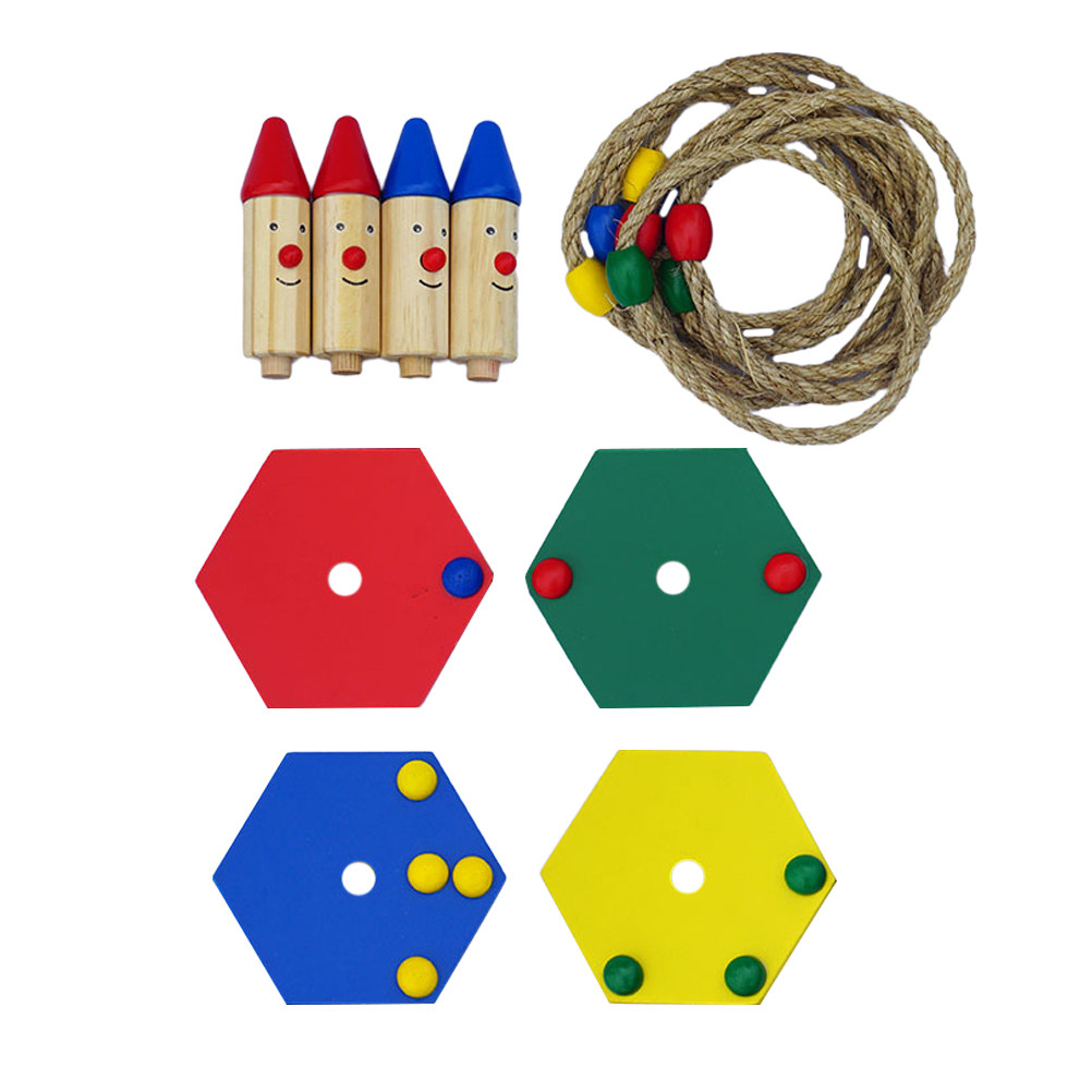 1Set Ring Toss Game Wooden Thr - Game Educational For Kids Free 리뷰 및 가격