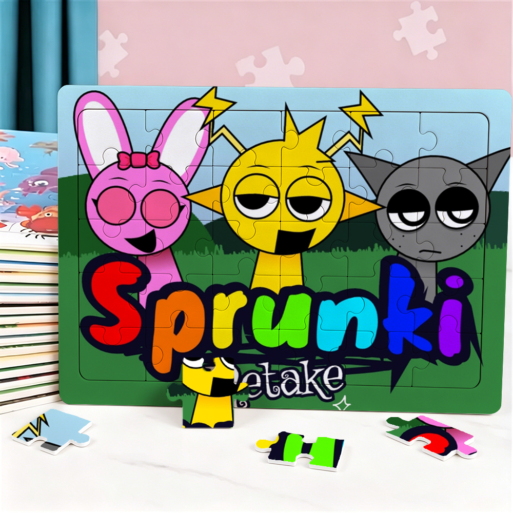 New Sprunki 30 Piece Puzzle Ca - Kids Education Yes 리뷰 및 가격