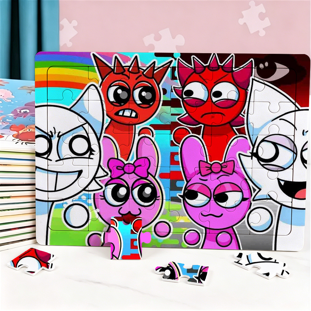 New Sprunki 30 Piece Puzzle Ca - Kids Education Yes 리뷰 및 가격