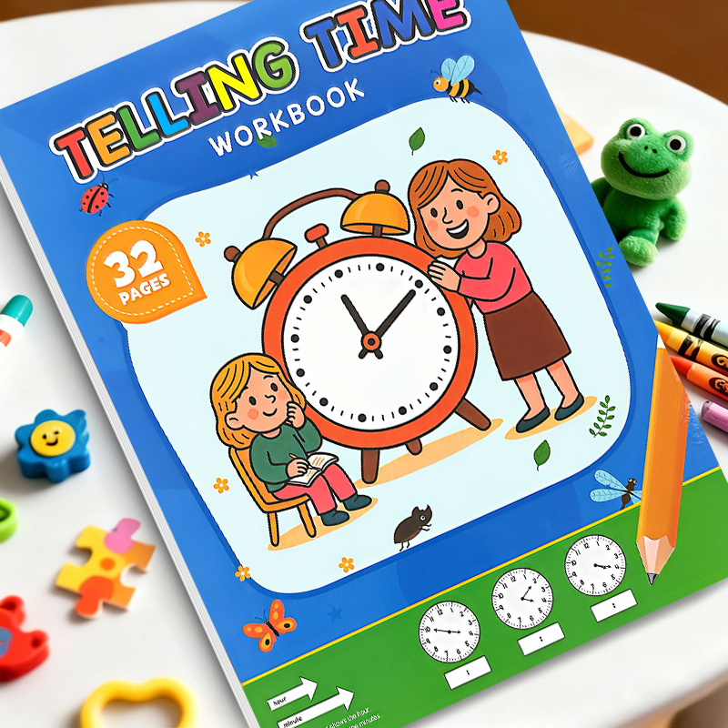 Kids Telling Time Educational  - Kids Education Worksheet 리뷰 및 가격