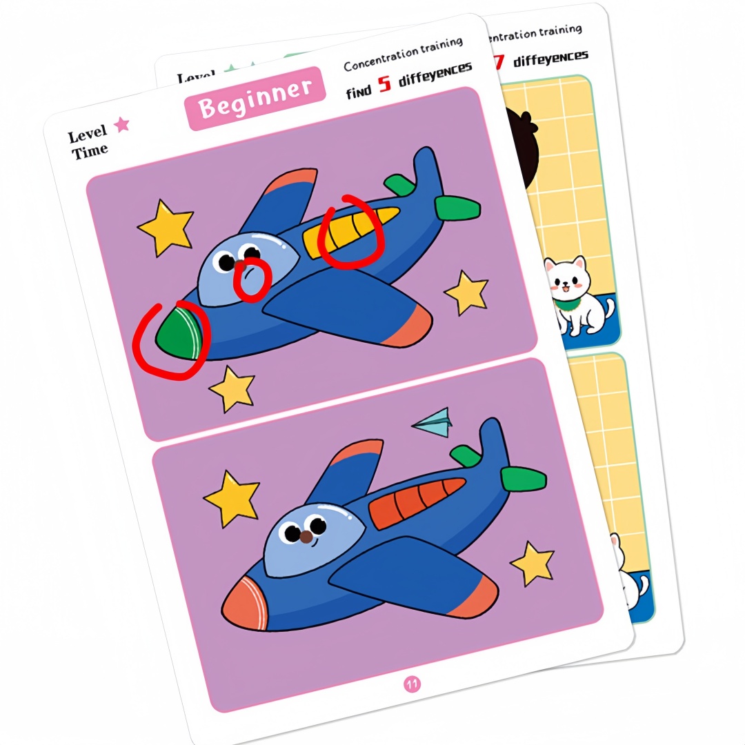 Find Differences Card Game Reu - Kids Education Level 리뷰 및 가격