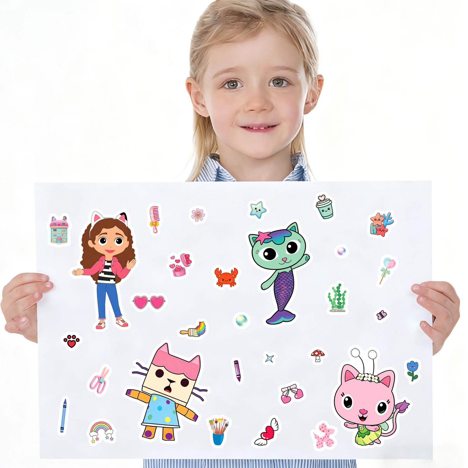 8/16Sheets Gabby's Dollhouse M - Game Educational For Kids Free 리뷰 및 가격