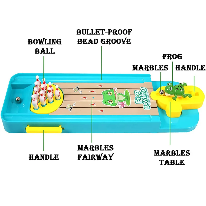 Frog Bowling Children's Toy Pa - Kids Education Table 리뷰 및 가격