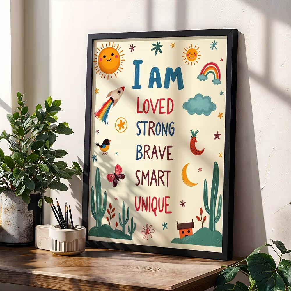 Colorful I Am Loved Strong Bra - Kids Education Yes 리뷰 및 가격
