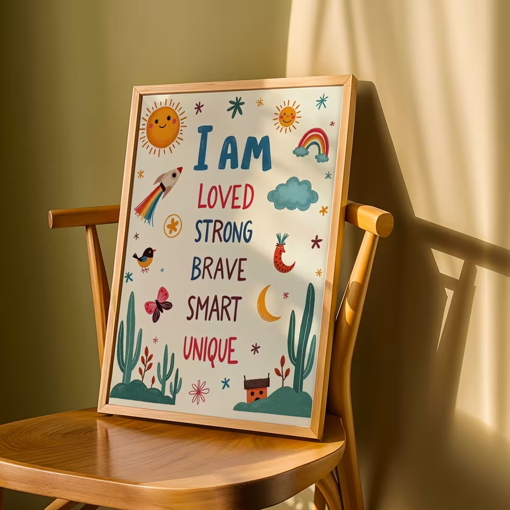 Colorful I Am Loved Strong Bra - Kids Education Yes 리뷰 및 가격