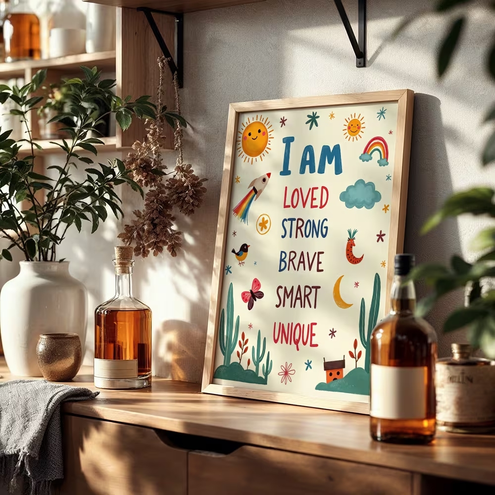Colorful I Am Loved Strong Bra - Kids Education Yes 리뷰 및 가격