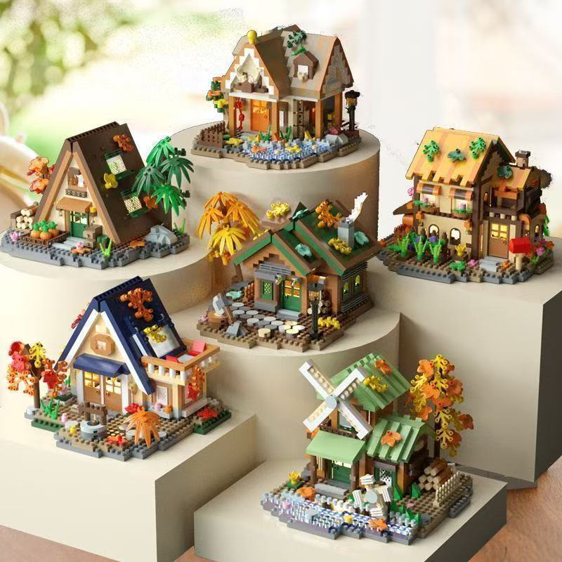 6 Sets Forest Cabin Mini Build - Kids Education Login 리뷰 및 가격