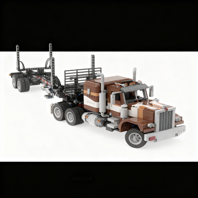 2006pcs MOC Peterbilt 359 Logg - Kids Education Login 리뷰 및 가격