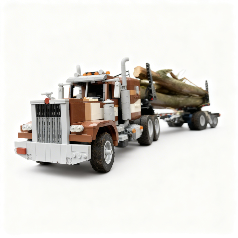 2006pcs MOC Peterbilt 359 Logg - Kids Education Login 리뷰 및 가격