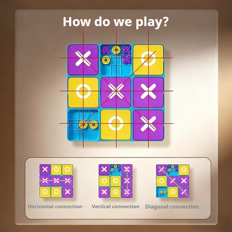 Fun Tic-Tac-Toe Board Game Kid - Kids Education Table 리뷰 및 가격