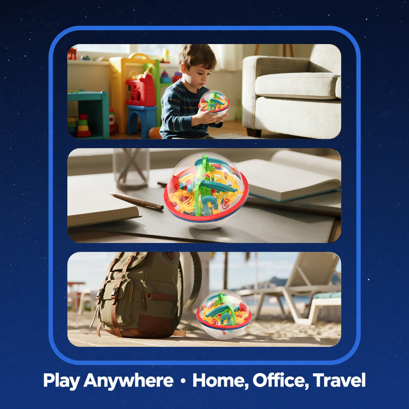 3D Magic Ball Labyrinth Brain  - Kids Education Level 리뷰 및 가격