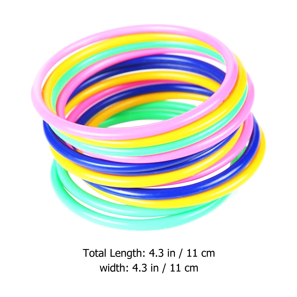 30Pcs Plastic Toss Rings Set C - Game Educational For Kids Free 리뷰 및 가격