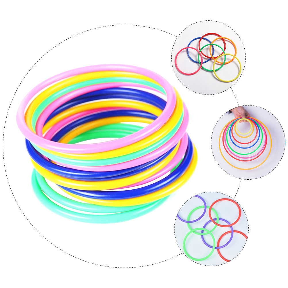 30Pcs Plastic Toss Rings Set C - Game Educational For Kids Free 리뷰 및 가격