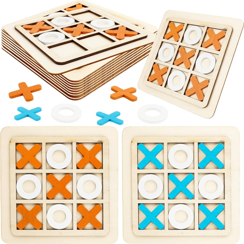 Wooden Tic Tac Toe Games Puzzl - Kids Education Table 리뷰 및 가격
