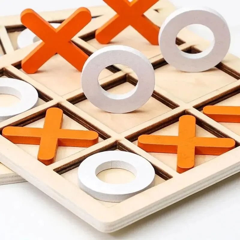 Wooden Tic Tac Toe Games Puzzl - Kids Education Table 리뷰 및 가격