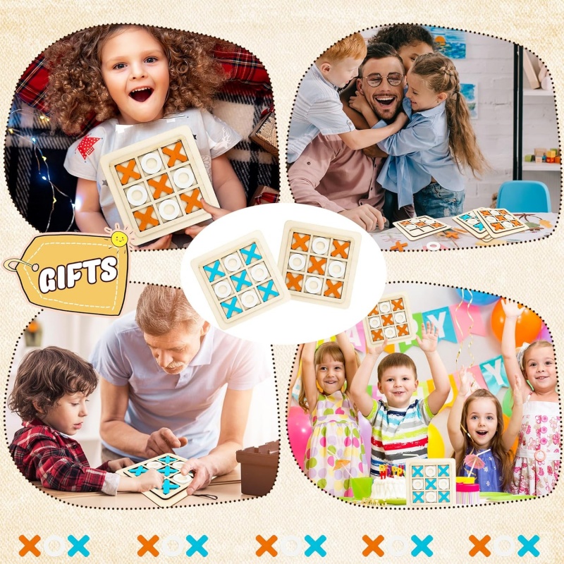 Wooden Tic Tac Toe Games Puzzl - Kids Education Table 리뷰 및 가격