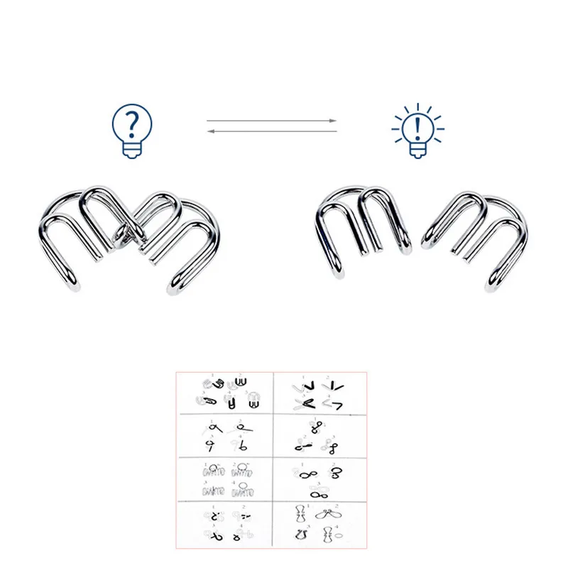 8PCS/Set Metal Montessori Wire - Game Educational For Kids Free 리뷰 및 가격