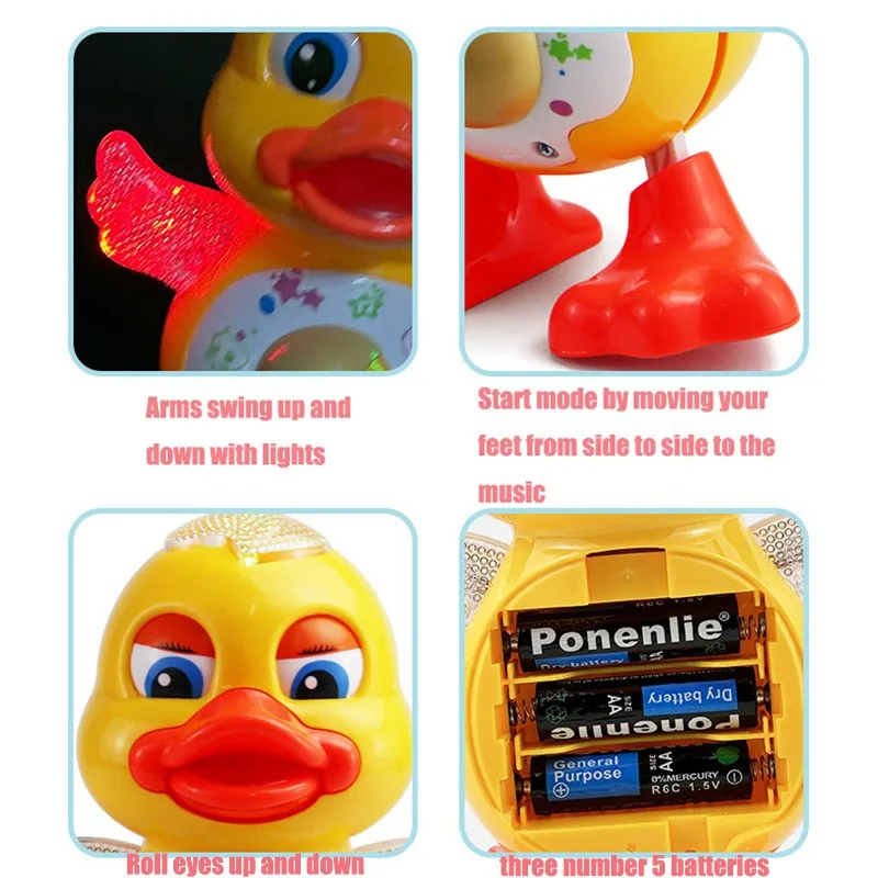 Electric Dancing Duck Toy Inte - Kids Education Yes 리뷰 및 가격