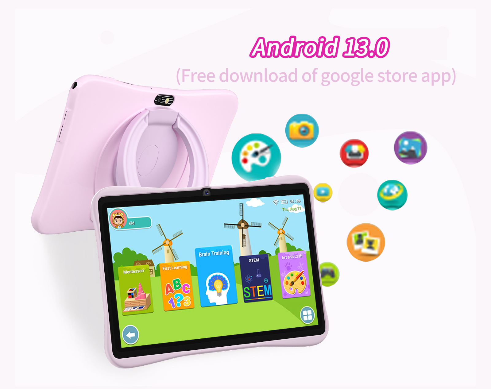 7-inch Kids Tablet 4GB+64GB, Q - Kids Education System 리뷰 및 가격