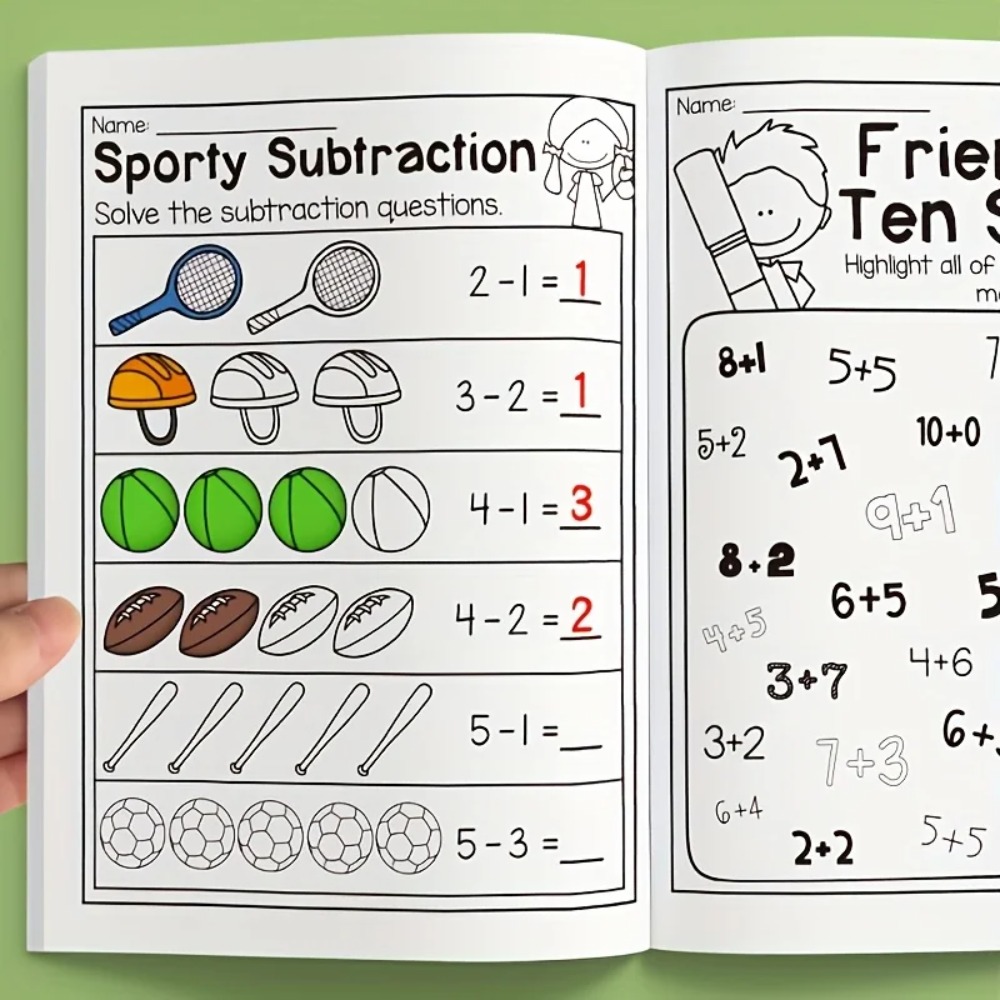 Addition Subtraction Worksheet - Kids Education Worksheet 리뷰 및 가격