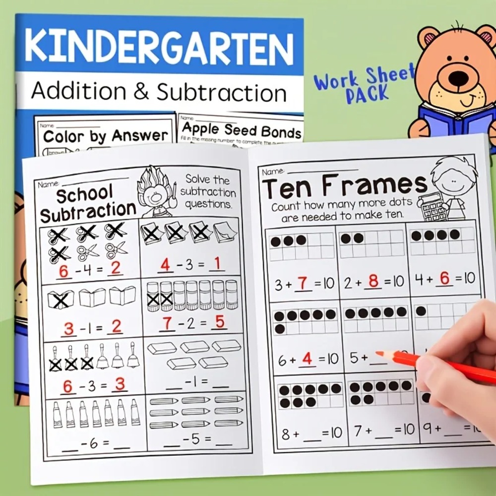 Addition Subtraction Worksheet - Kids Education Worksheet 리뷰 및 가격