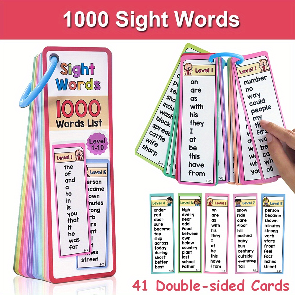 1000 Sight Words Flash Cards f - Kids Education Level 리뷰 및 가격