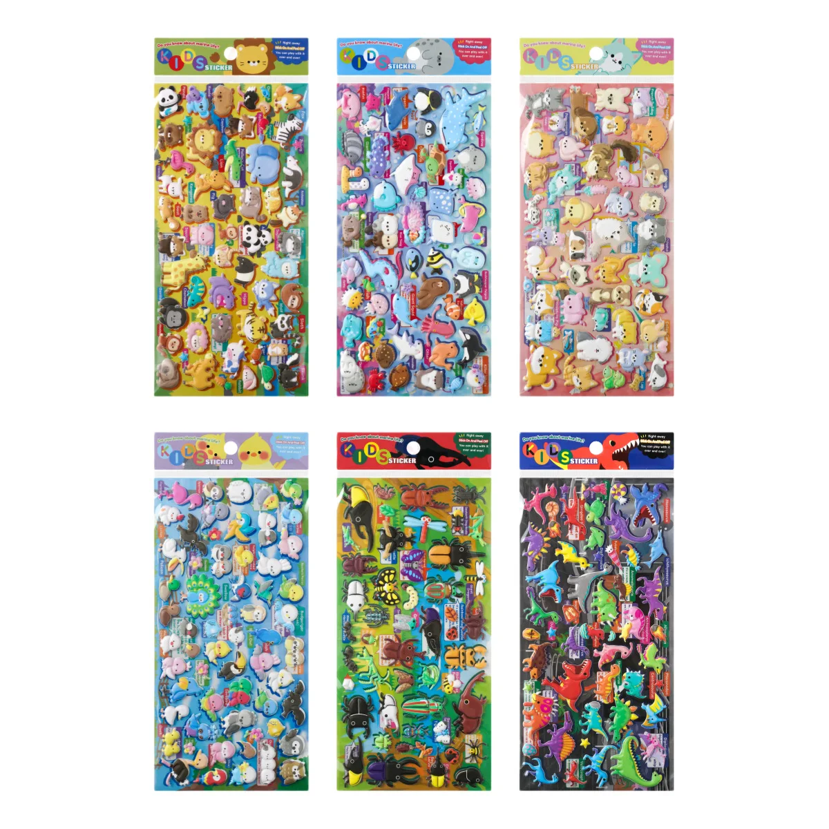 ot Sale 3D Kawaii Label Animal - Kids Education Charts 리뷰 및 가격