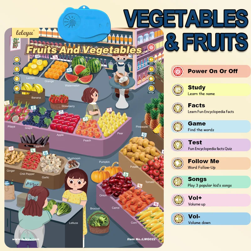 Interactive Talking ABC Alphab - Kids Education Charts 리뷰 및 가격