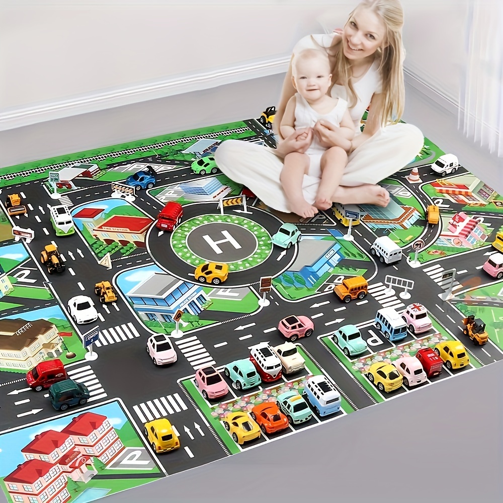 1pc, City Traffic Play Mat, La - Game Educational For Kids Free 리뷰 및 가격
