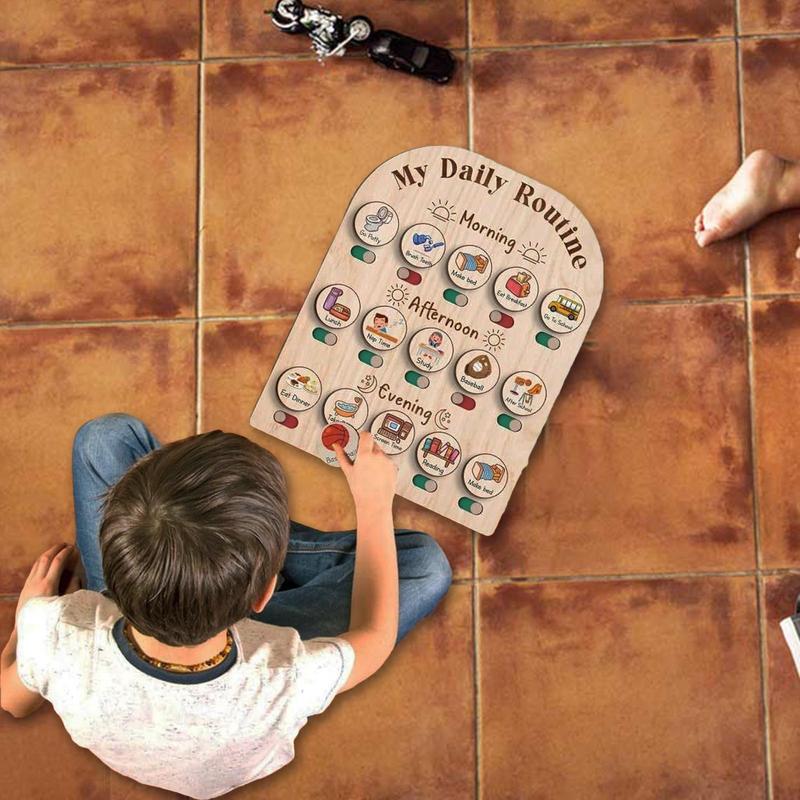 Kids Daily Routine Chart Morni - Kids Education Charts 리뷰 및 가격