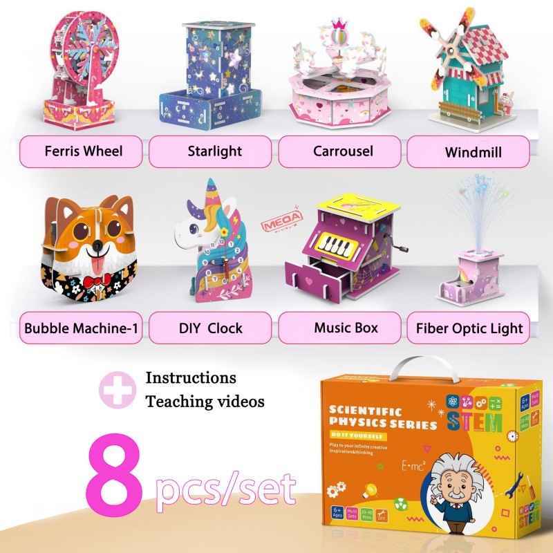 8in1 STEM Projects Activity Cr - Kids Education Courses 리뷰 및 가격