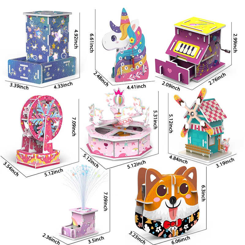 8in1 STEM Projects Activity Cr - Kids Education Courses 리뷰 및 가격