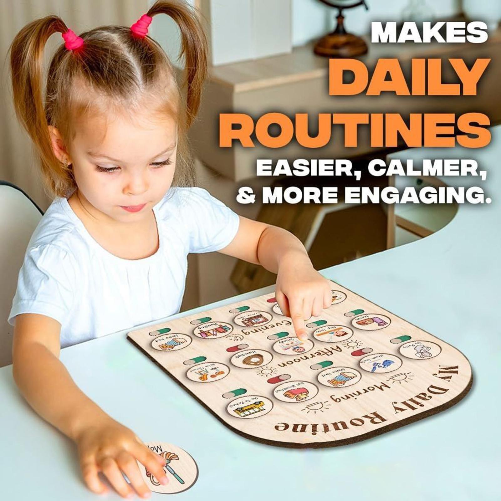 Routine Chart for Kids Morning - Kids Education Charts 리뷰 및 가격