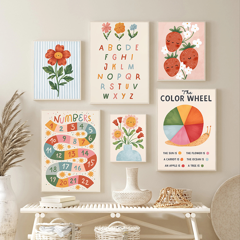 Floral Alphabet Education Kid  - Kids Education Yes 리뷰 및 가격