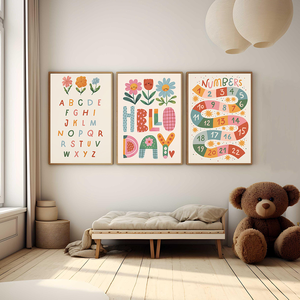 Floral Alphabet Education Kid  - Kids Education Yes 리뷰 및 가격