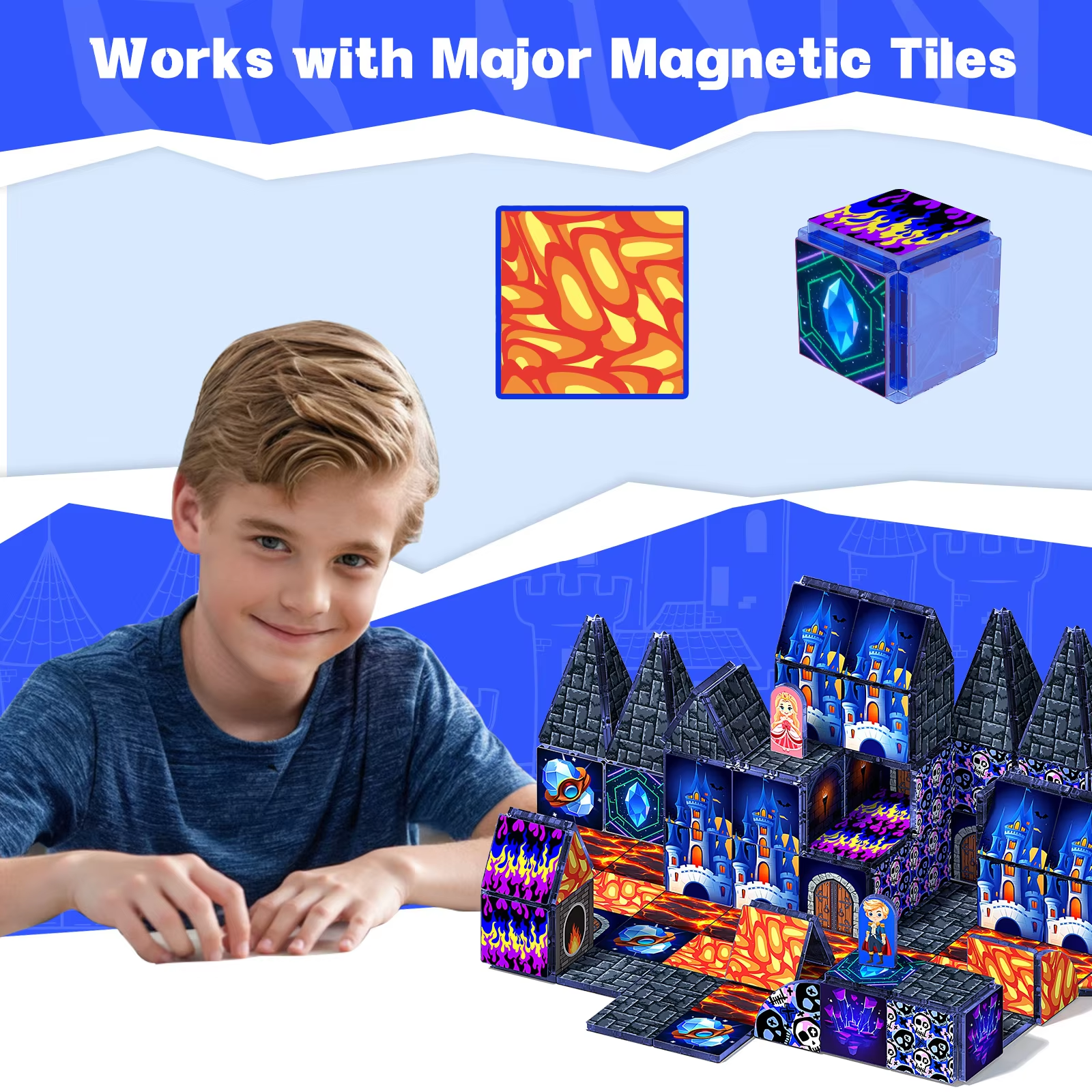 Magnetic Cube Building Blocks  - Game Educational For Kids Free 리뷰 및 가격