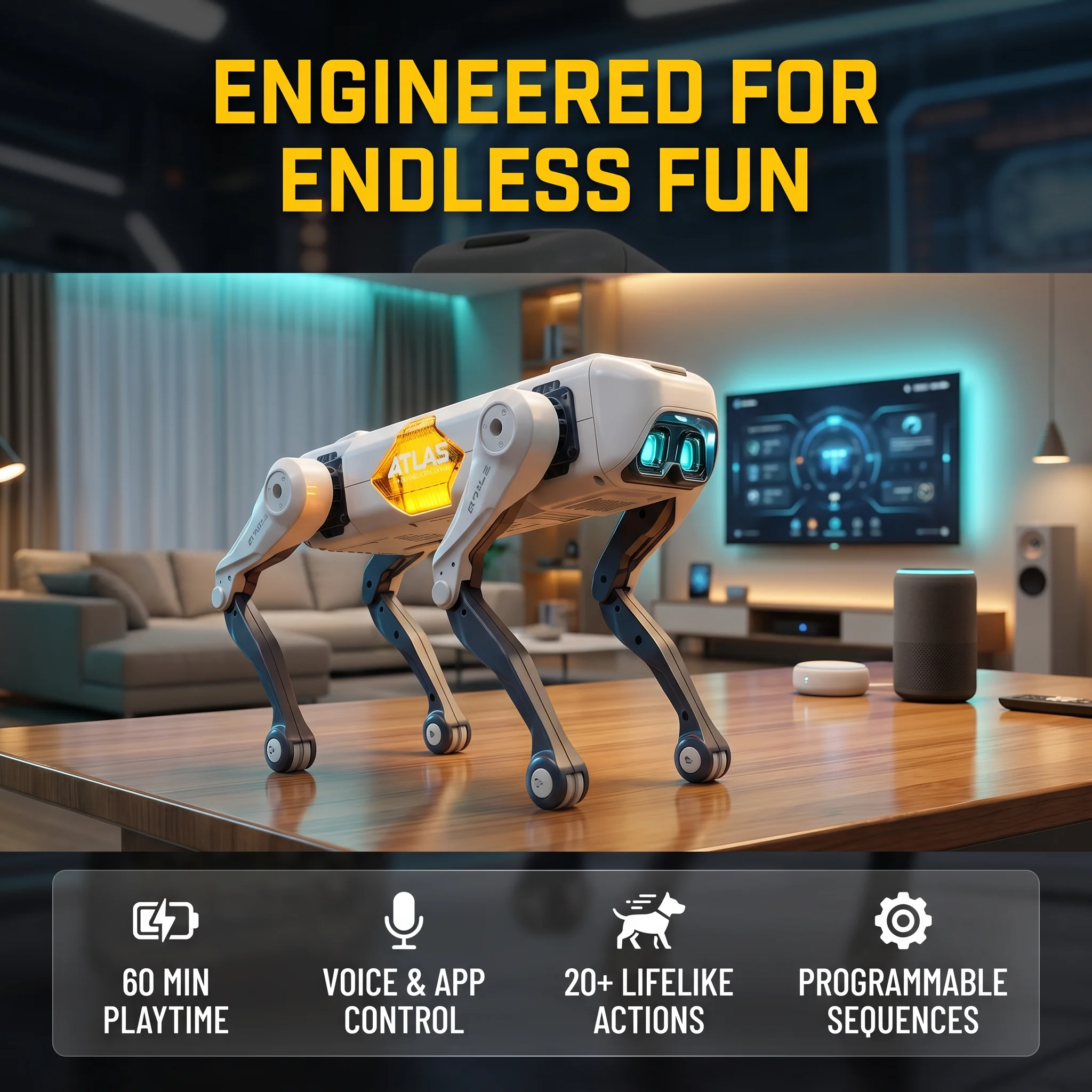 AI Smart Robot Dog, Voice & AP - Kids Education Gift 리뷰 및 가격