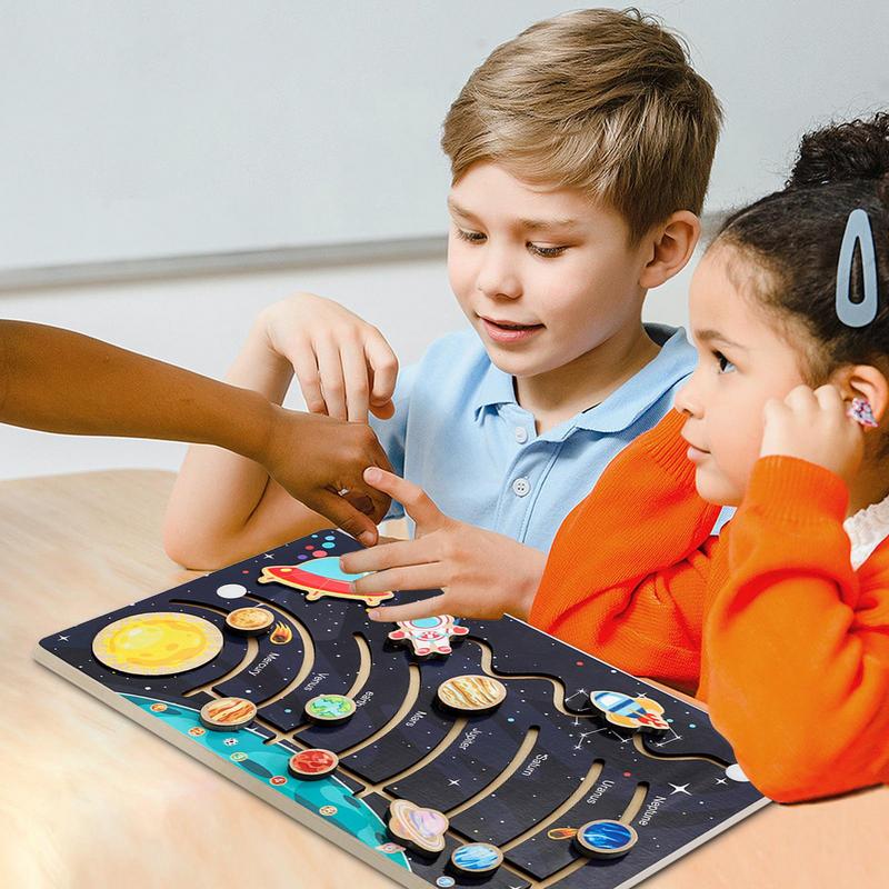 Solar System Model Board Woode - Kids Education System 리뷰 및 가격