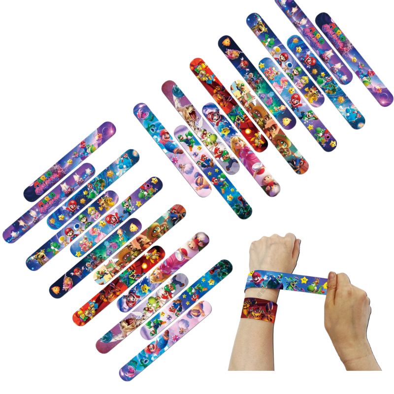 Super Mario PVC Slap Bracelets - Kids Education Gift 리뷰 및 가격